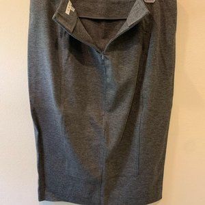 CAbi Pencil Skirt (Heather Grey) Size 12 - (B4)